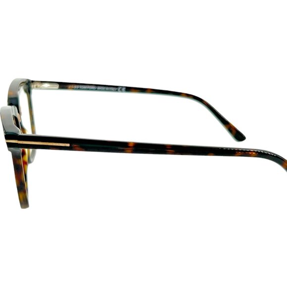 Tom Ford FT5550B Women's Eyeglass Frame Dark Havana Rose Gold - Picture 4 of 6